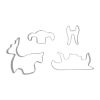 Set 4 Cookie Cutters "Christmas Sleigh" - WILTON