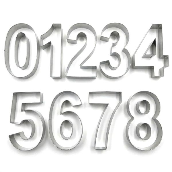 Cortador XXL / Aro de reposteria - NÚMEROS  - CS - 25,5cm