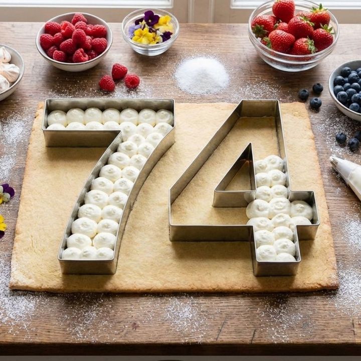 Cortador XXL / Aro de reposteria - NÚMEROS  - CS - 25,5cm