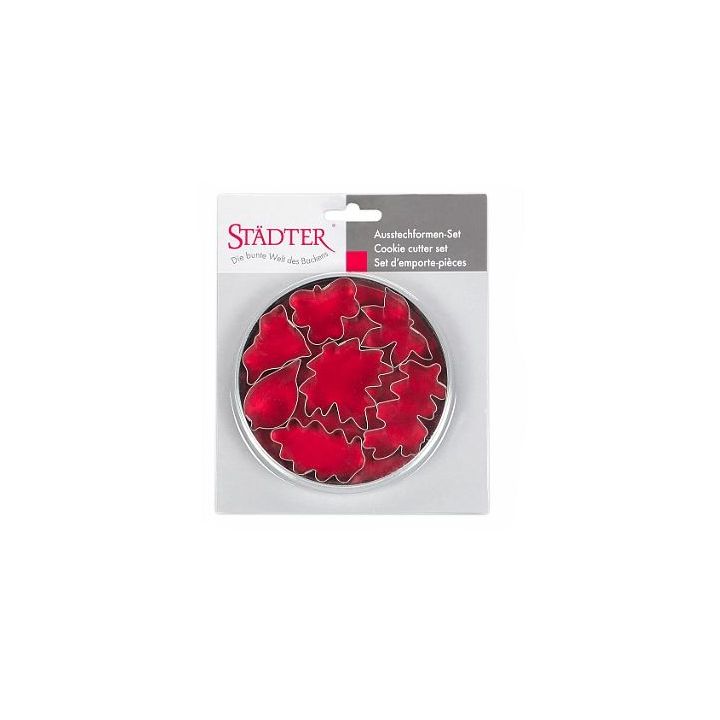 Set 7 Cookie Cutters "Leafs" - STAEDTER