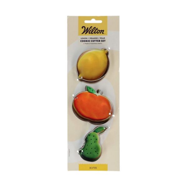 Set de 3 emporte-pièces "Fruits"