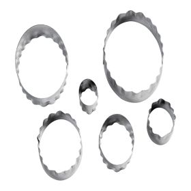 Set de 6 cortadores "Oval - Doble Cara" - WILTON - 2-7cm