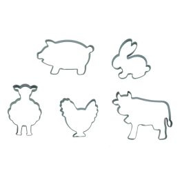Set de 5 emporte-pièces "La Ferme"
