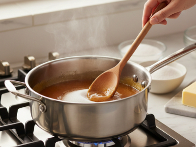 Pourquoi il ne faut pas remuer le caramel lors de la cuisson ?